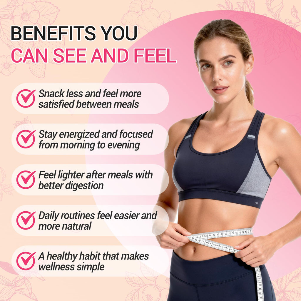 BOSNETHUINH Cutting Drink Mix – Satiety & Metabolism Support | Berberine, Chromium, FOS, Yerba Mate & 5-HTP | Gut Health & Energy - FENGGESTORE20