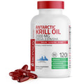 Bronson Antarctic Krill Oil 2000 mg with Omega-3s EPA, DHA, Astaxanthin and Phospholipids 120 Softgels (60 Servings) - FENGGESTORE20