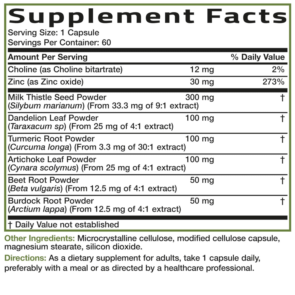 Bronson Liver Detox Advanced Detox & Cleansing Formula Supports Health Liver Function with Milk Thistle, Dandelion Extract, Turmeric, Artichoke Leaf & More - FENGGESTORE20