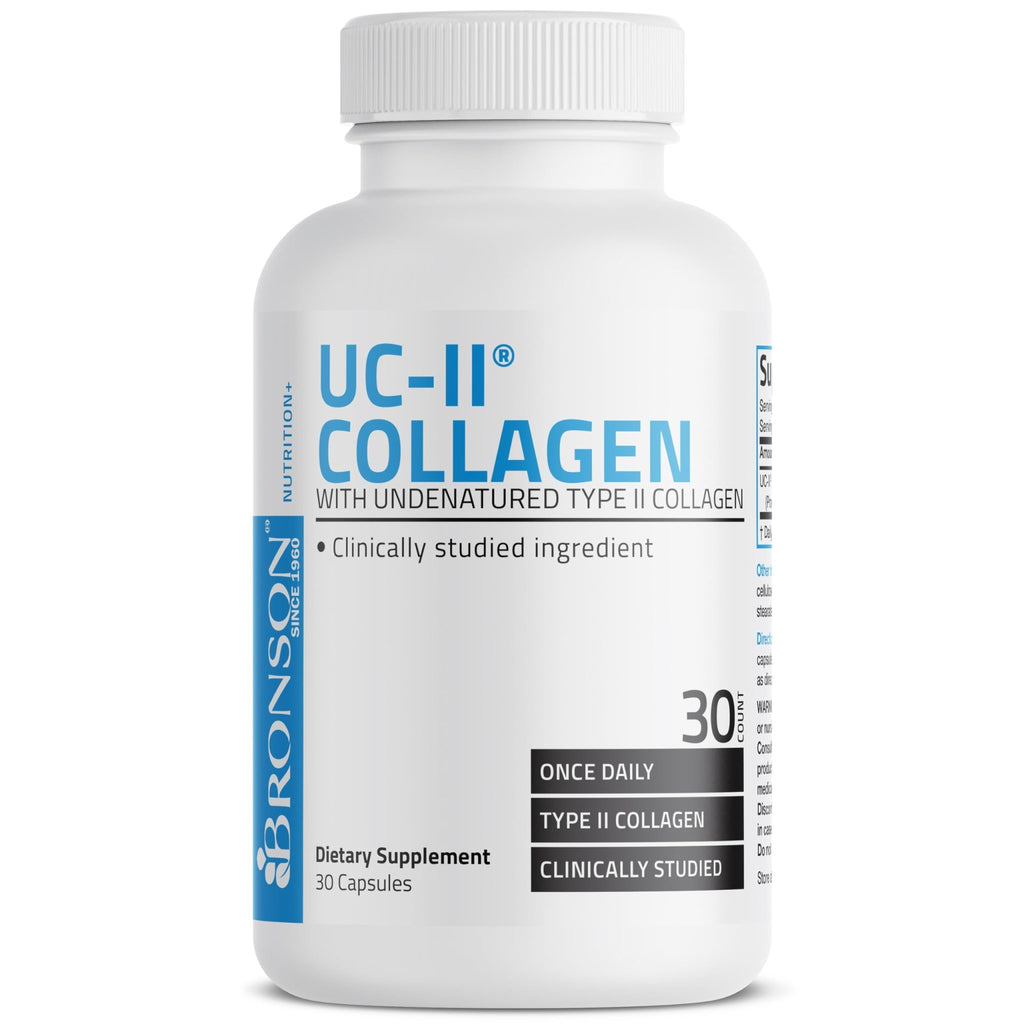Bronson UC-II Type II Collagen with Undenatured Type II Collagen, 30 Capsules - FENGGESTORE20