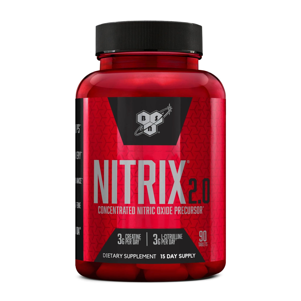 BSN NITRIX 2.0, Workout Supplement, Nitric Oxide Precursors, 3g Creatine, 3g L Citrulline, L-Citrulline, Supports Workout Performance, Pumps, Muscle Recovery - FENGGESTORE20