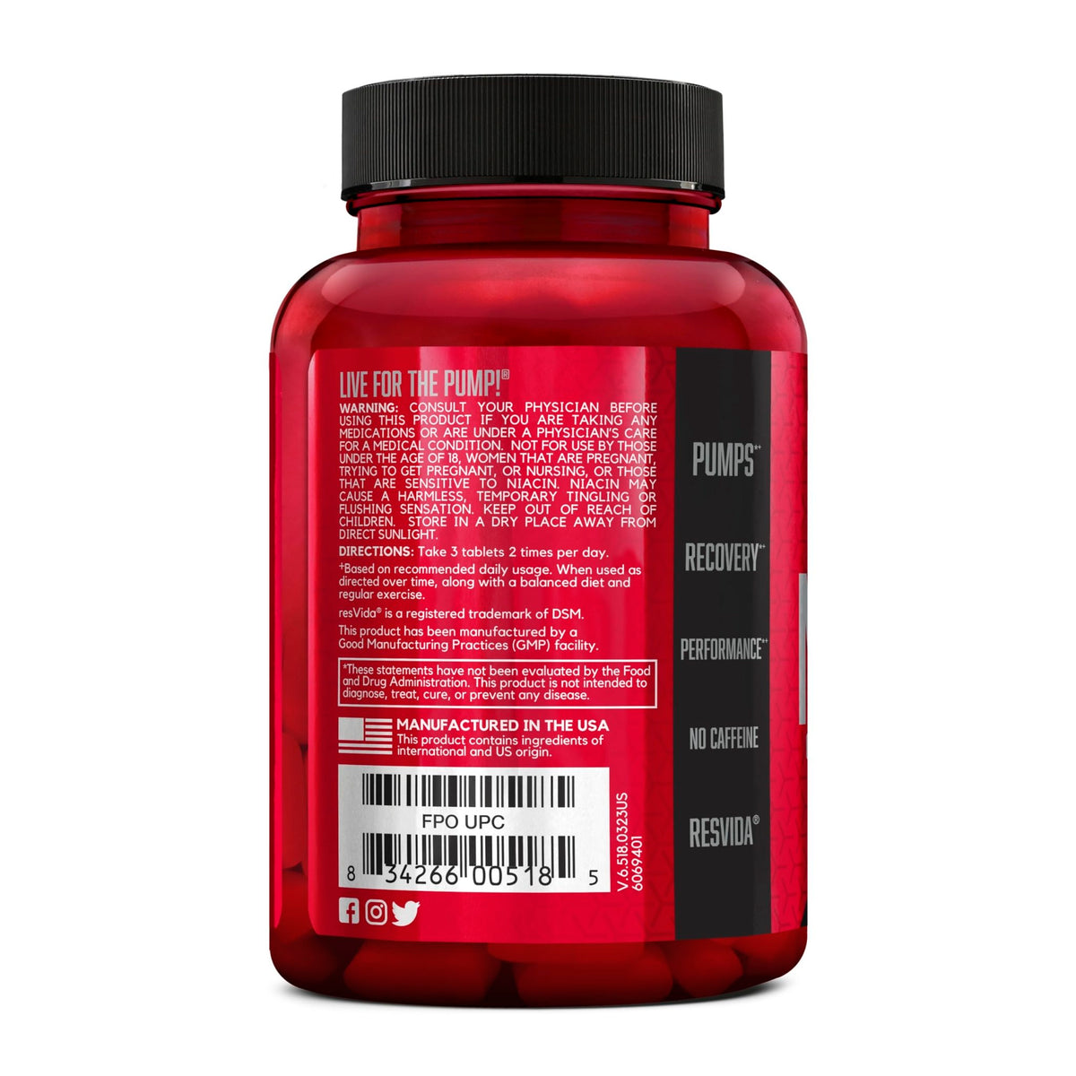 BSN NITRIX 2.0, Workout Supplement, Nitric Oxide Precursors, 3g Creatine, 3g L Citrulline, L-Citrulline, Supports Workout Performance, Pumps, Muscle Recovery - FENGGESTORE20