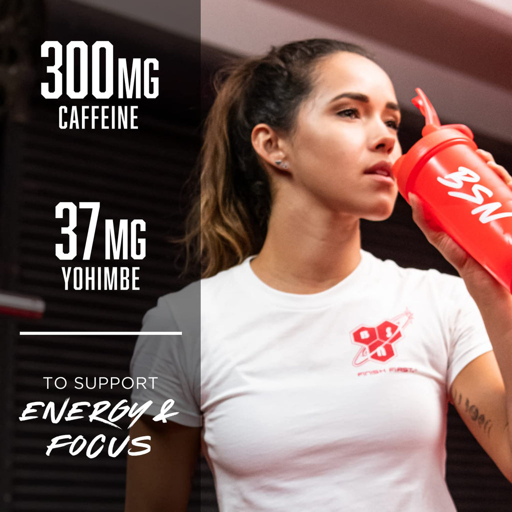 BSN N.O.-XPLODE Vaso Pre Workout Powder with 8g of L-Citrulline and 3.2g Beta-Alanine and Energy, Flavor: Cherry Bomb, 24 Servings - FENGGESTORE20