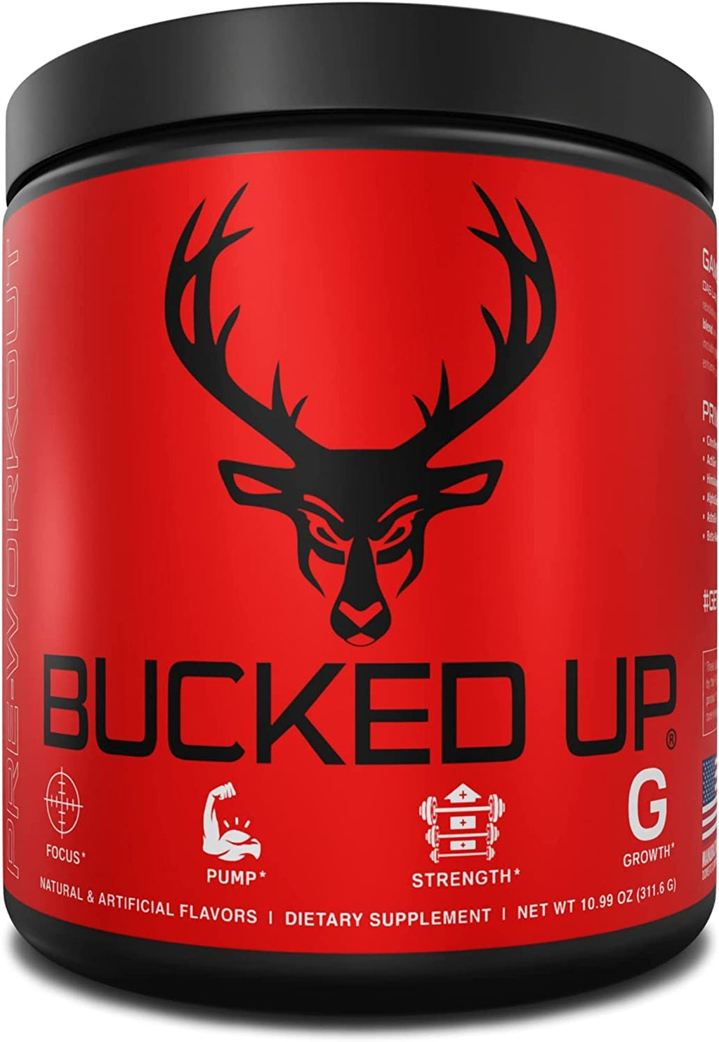 Bucked Up Pre Workout - Best Tasting - 6 Grams Citrulline, 2 Grams Beta Alanine Non Proprietary Blend, Powder (Strawberry Kiwi) - FENGGESTORE20