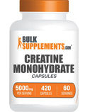 BulkSupplements.com Creatine Monohydrate Capsules - Micronized Creatine Pills - Gluten Free, 7 Capsules per Serving - FENGGESTORE20