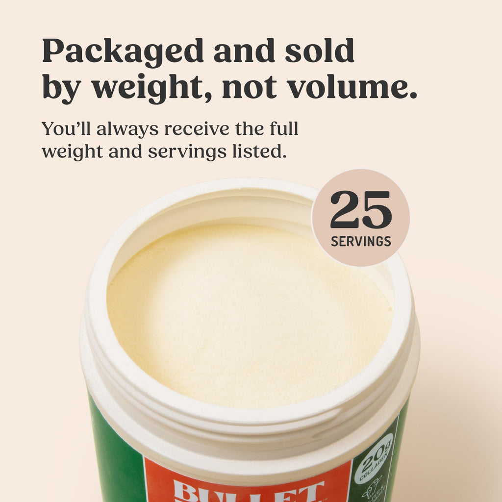 Bulletproof Unflavored Collagen Peptides Powder, 20g Grass-Fed Collagen Protein and Amino Acids for Skin - FENGGESTORE20