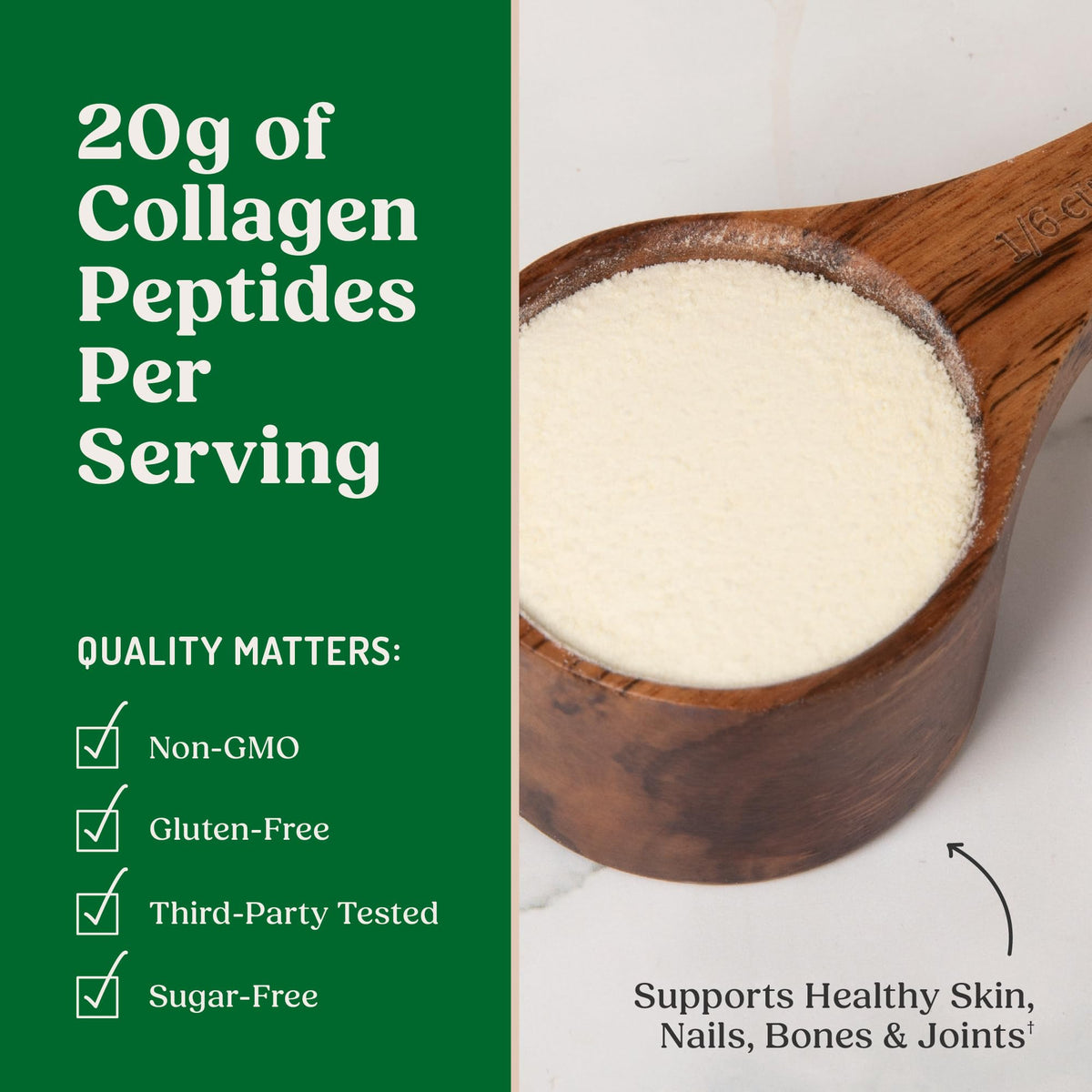 Bulletproof Unflavored Collagen Peptides Powder, 20g Grass-Fed Collagen Protein and Amino Acids for Skin - FENGGESTORE20