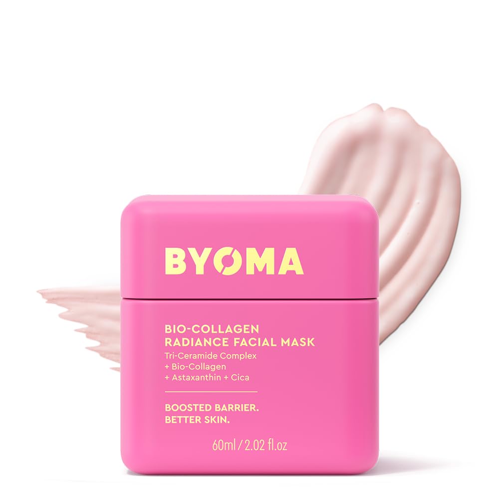 BYOMA Bio-Collagen Radiance Facial Mask - Transformative Liquid Sheet Mask for Glass Skin - Instant radiance, Visibly Improved Elasticity - FENGGESTORE20