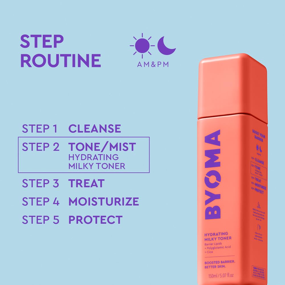 BYOMA Hydrating Milky Toner - Dewy, Ultra Hydrating Toner for Face - Soothes Skin, Locks in Moisture - FENGGESTORE20