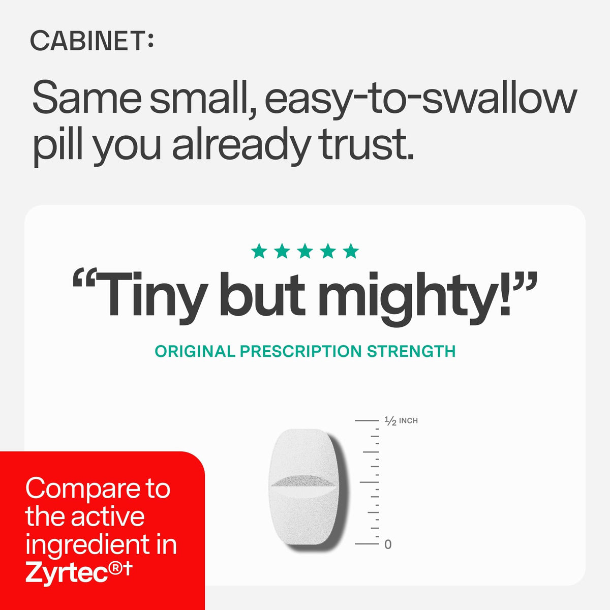 Cabinet: Cetirizine Hcl 10mg Allergy Relief Tablets | Non-Drowsy Antihistamine for 24-Hour Indoor & Outdoor (Aluminum - 300 Count) - FENGGESTORE20