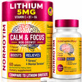 Calm & Focus Support – Lithium Ascorbate 5mg Fast-Dissolve Tablets with Vitamin C, B1 & B6 – Non-Drowsy Cognitive & Memory Support - FENGGESTORE20
