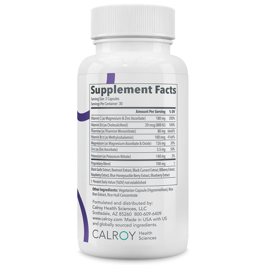 Calroy Health Sciences Vascanox HP - Next Generation Nitric Oxide Support - Up to 24 Hours on Single dose*+ - FENGGESTORE20