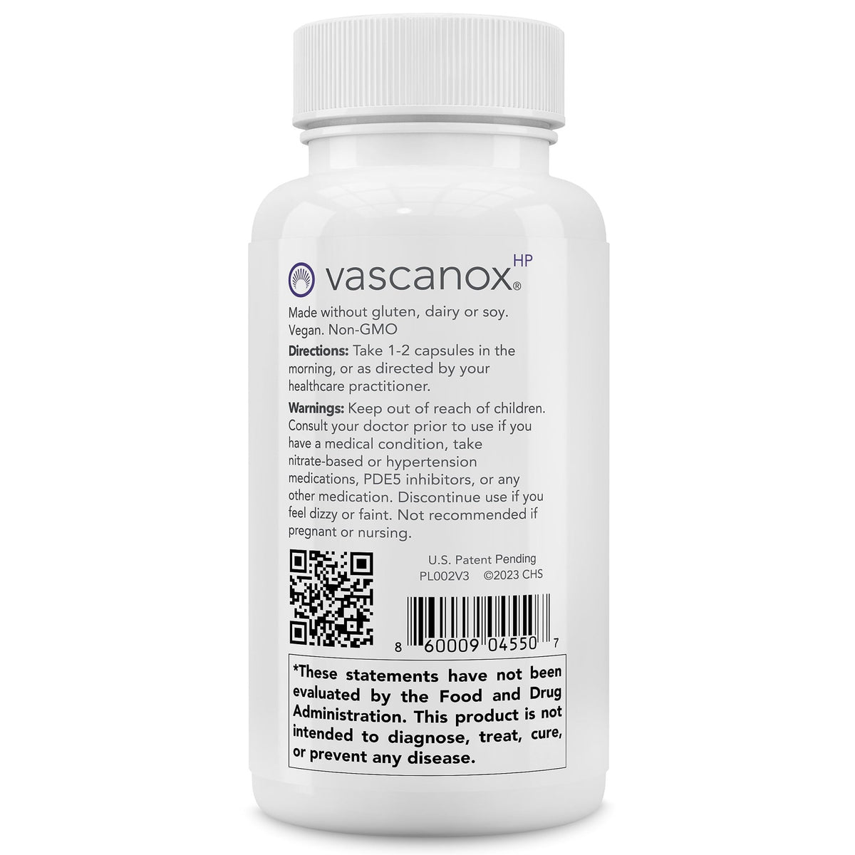 Calroy Health Sciences Vascanox HP - Next Generation Nitric Oxide Support - Up to 24 Hours on Single dose*+ - FENGGESTORE20