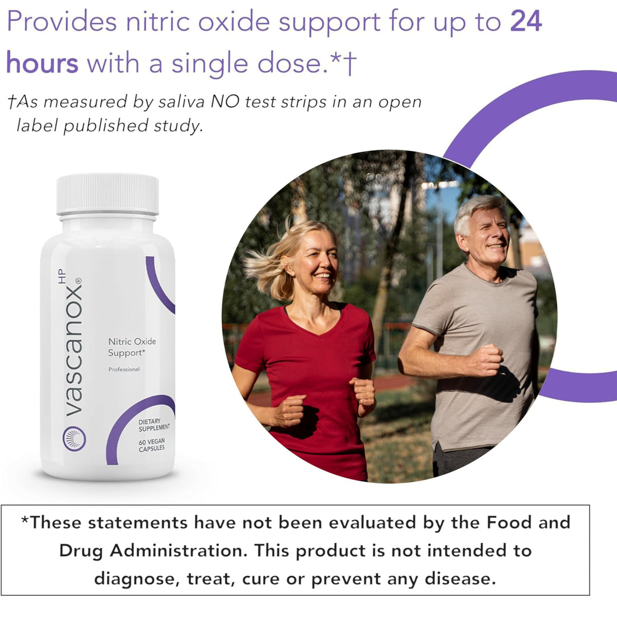 Calroy Health Sciences Vascanox HP - Next Generation Nitric Oxide Support - Up to 24 Hours on Single dose*+ - FENGGESTORE20
