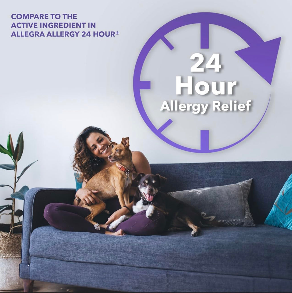 Camber Non-Drowsy Fexofenadine Antihistamine Indoor Outdoor Allergy Relief Tablets (30-ct) - FENGGESTORE20