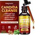 Candida Cleanse Detox with Triple-Targeting Technology, All-in-1 Synergy Formula with Caprylic Acid, Oregano, Black Walnut & Wormwood – Yeast Detox, Gut Health - FENGGESTORE20
