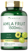 Carlyle Amla Capsules 1500mg | 120 Count | Amalaki Fruit | Herbal Extract Supplement | Non-GMO and Gluten Free - FENGGESTORE20