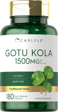 Carlyle Gotu Kola Capsules | 180 Count | Non-GMO, Gluten Free | Traditional Herb Extract - FENGGESTORE20