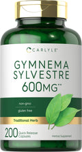 Carlyle Gymnema Sylvestre Capsules | 200 Count | Non-GMO and Gluten Free Supplement - FENGGESTORE20