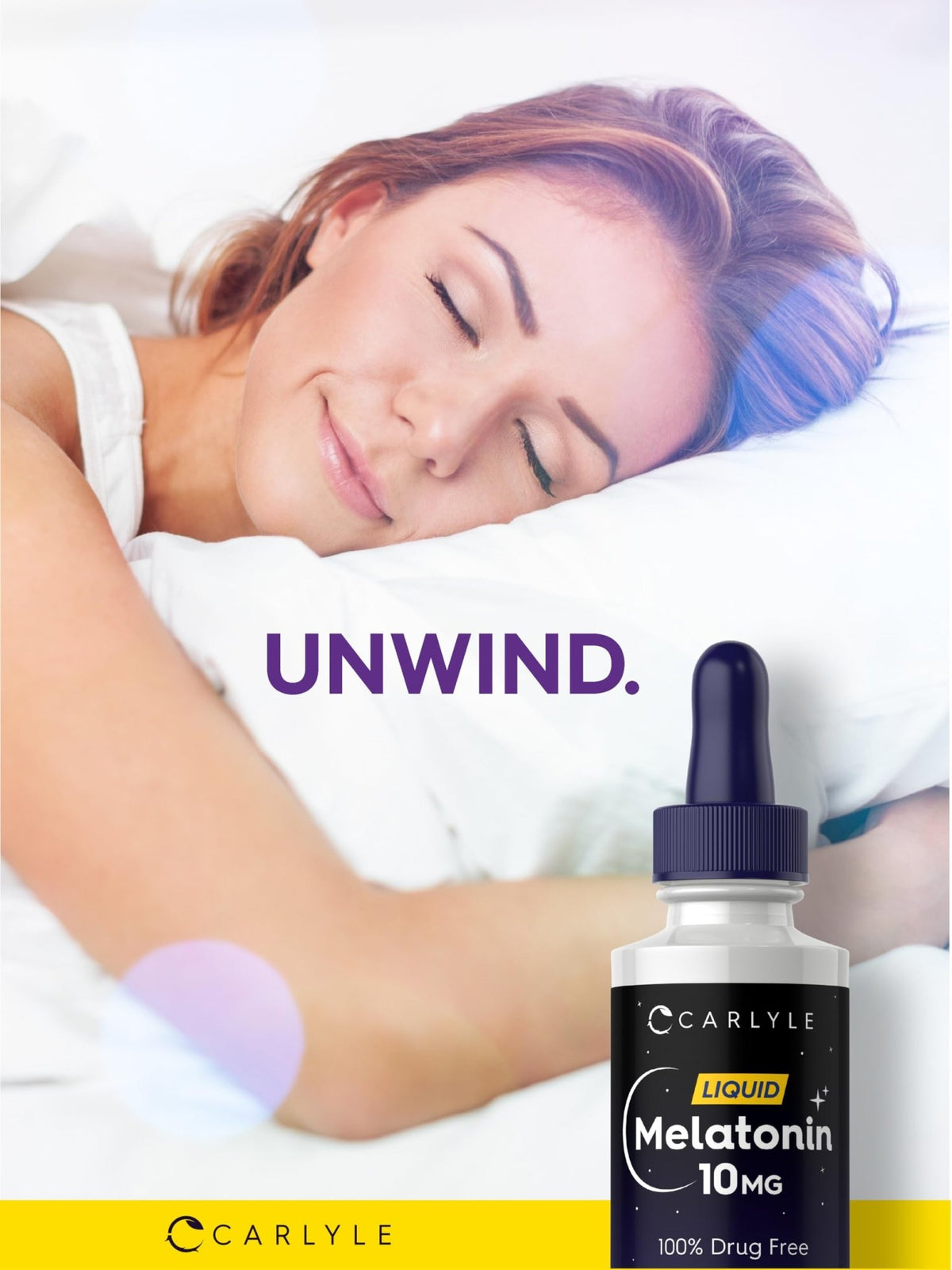Carlyle Melatonin 10mg | 2 fl oz Liquid Drops | Berry Flavor | for Adults | Non-GMO, Vegetarian Supplement - FENGGESTORE20