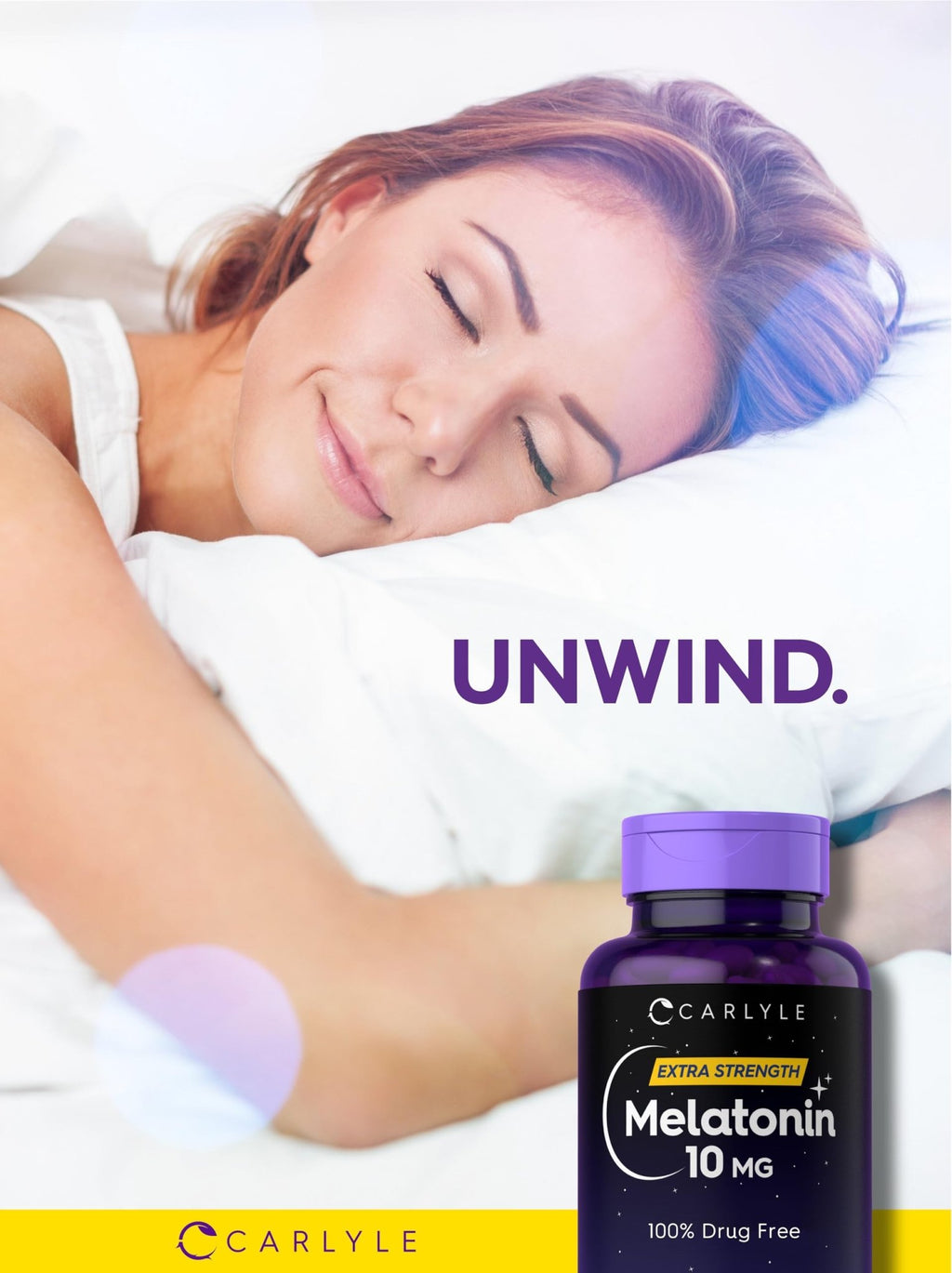 Carlyle Melatonin 10mg | 300 Softgels | Extra Strength Support for Adults | Non-GMO, Gluten Free Supplement - FENGGESTORE20