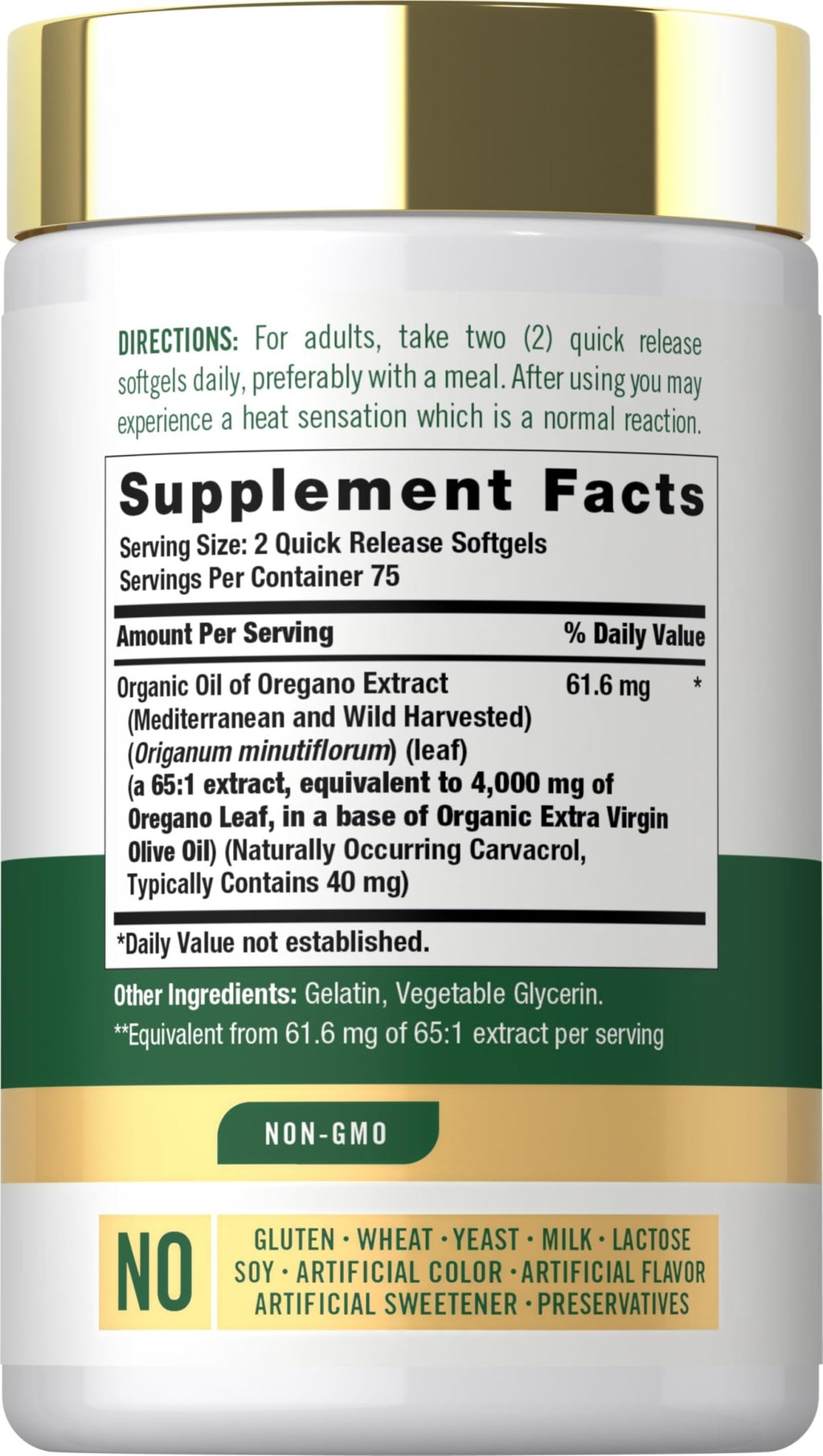 Carlyle Oregano Oil Supplement | 150 Softgel Capsules | Contains Carvacrol | Non-GMO & Gluten Free Formula - FENGGESTORE20