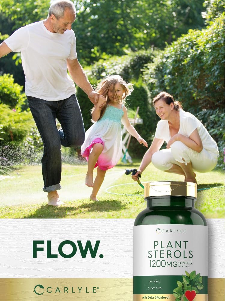 Carlyle Plant Sterols Supplement 1200 mg | 240 Softgels | with Beta Sitosterol | Non-GMO & Gluten Free - FENGGESTORE20