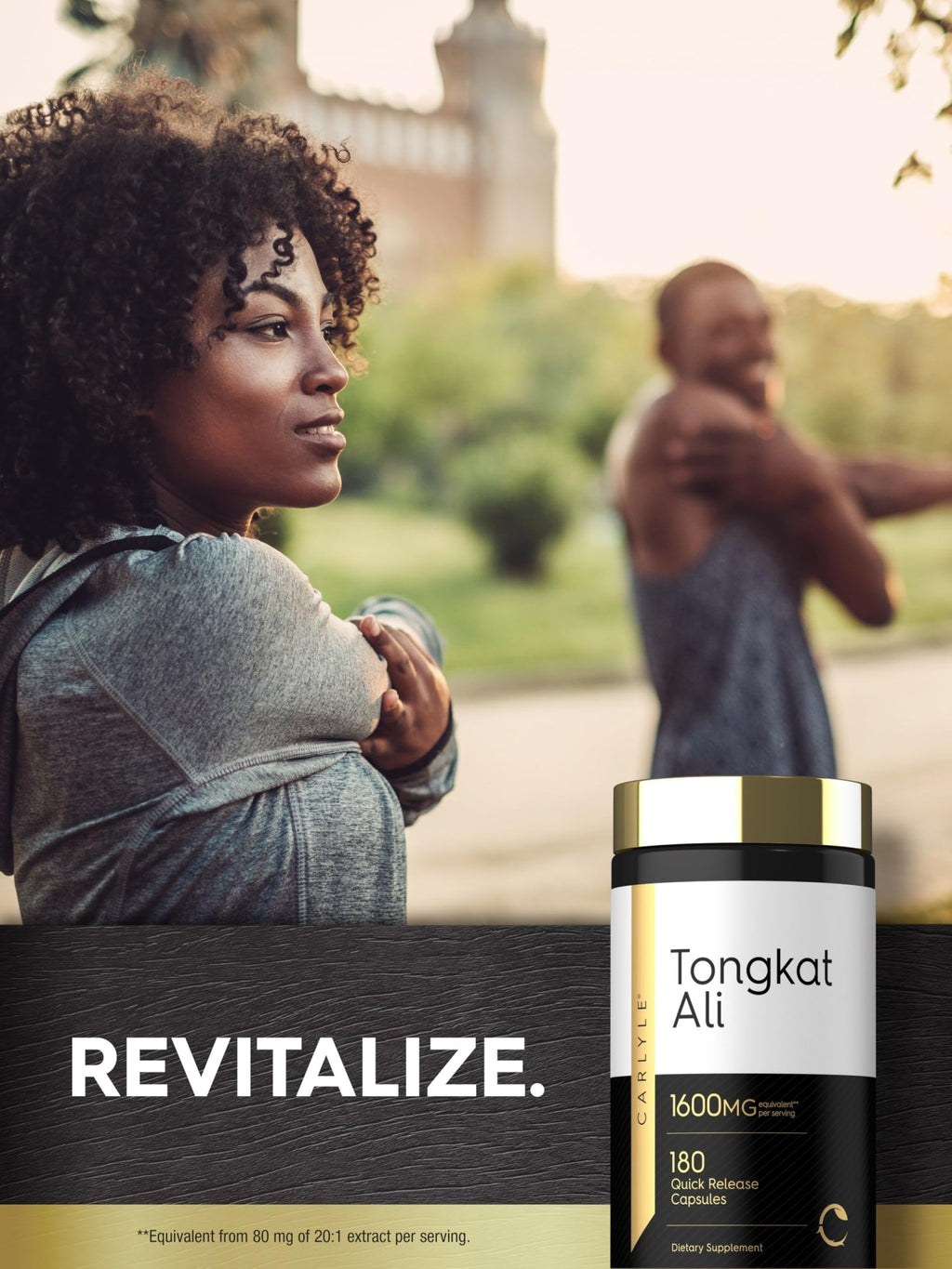Carlyle Tongkat Ali | 180 Quick Release Capsules | Non-GMO and Gluten Free Supplement - FENGGESTORE20