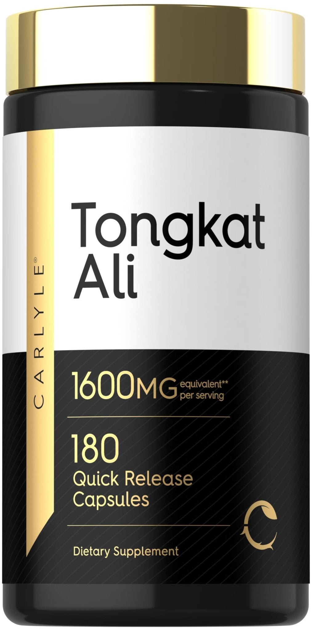 Carlyle Tongkat Ali | 180 Quick Release Capsules | Non-GMO and Gluten Free Supplement - FENGGESTORE20