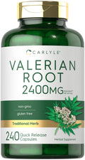 Carlyle Valerian Root Capsules | 240 Count | Herb Extract Supplement | Non-GMO, Gluten Free - FENGGESTORE20