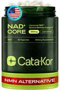 Cata-Kor NMN Supplement Alternative – Liposomal NAD+ Supplement - NAD CORE 30-Day Supply 60 Capsules - FENGGESTORE20
