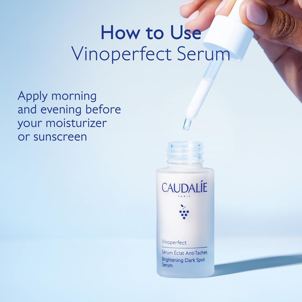 Caudalie Vinoperfect Brightening Dark Spot Serum Vitamin C Alternative - 62x More Effective than Vitamin C with Viniferine - FENGGESTORE20