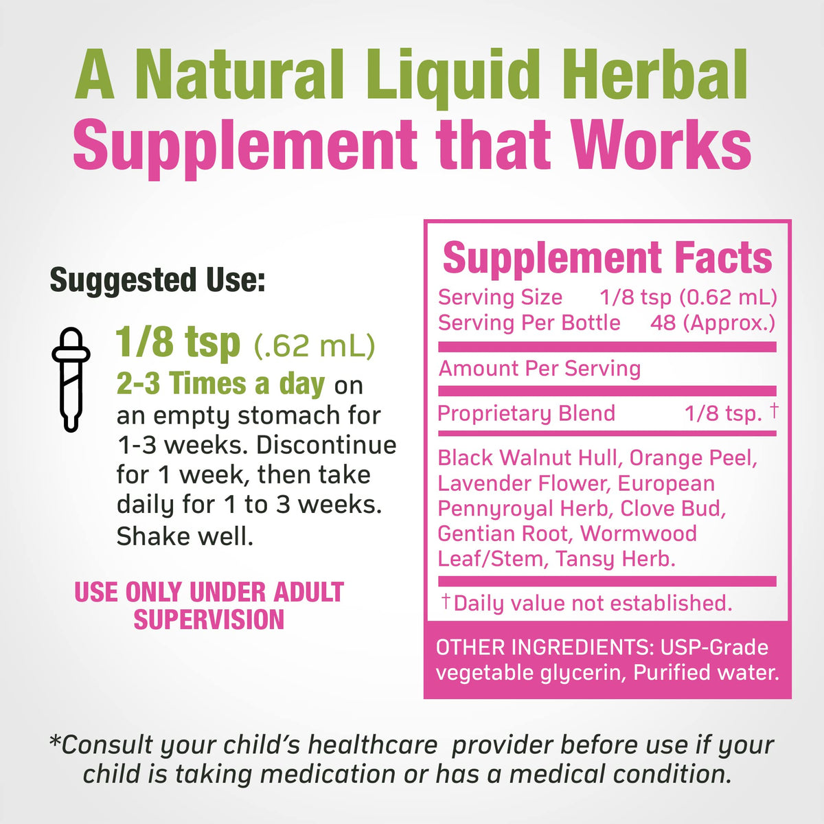 Cedar Bear - Intestinal Cleanse for Kids, Liquid Herbal Supplement for Detox and Digestive Cleanse with Natural Herbs, - FENGGESTORE20