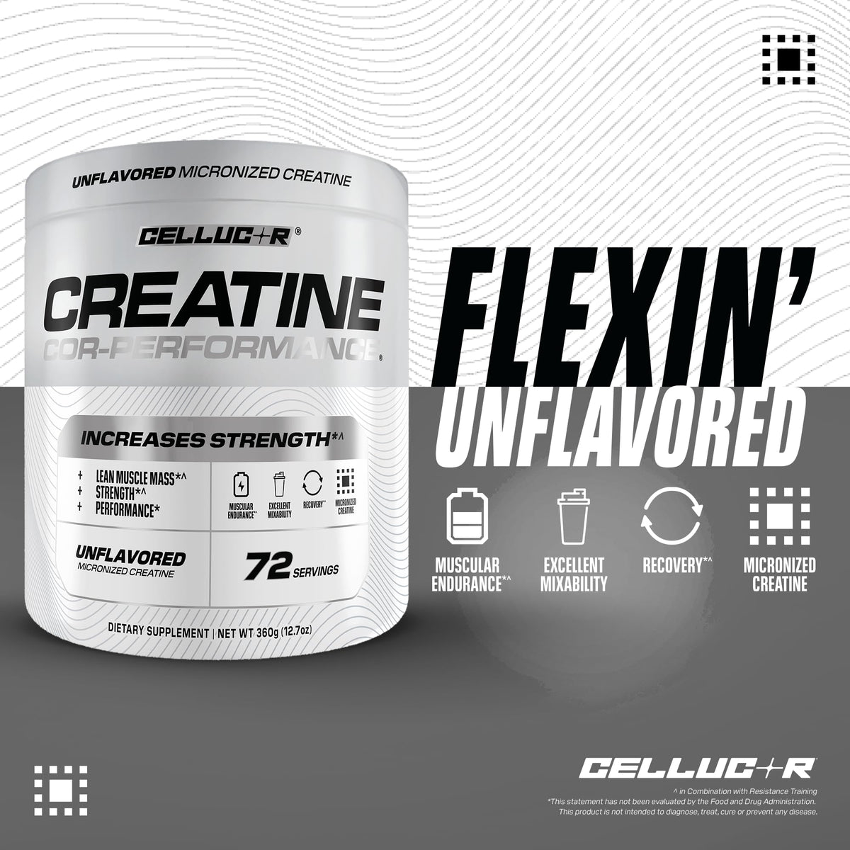 Cellucor Cor-Performance Creatine Monohydrate for Strength and Muscle Growth, 72 Servings - FENGGESTORE20