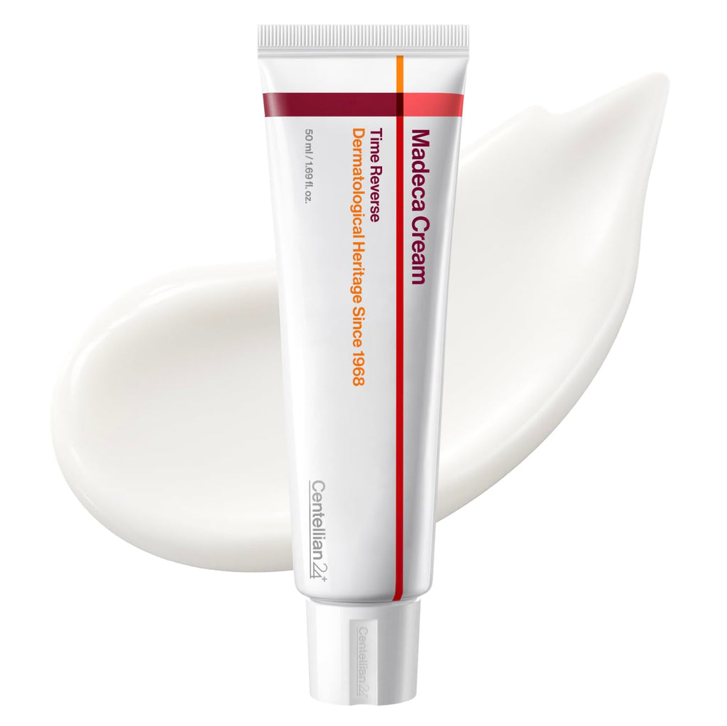 CENTELLIAN 24 Madeca Cream Time Reverse (1.69 fl oz) - TECA Centella Asiatica Glow Face Cream Moisturizer, Hydrating - FENGGESTORE20