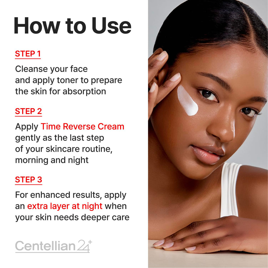 CENTELLIAN 24 Madeca Cream Time Reverse (1.69 fl oz) - TECA Centella Asiatica Glow Face Cream Moisturizer, Hydrating - FENGGESTORE20