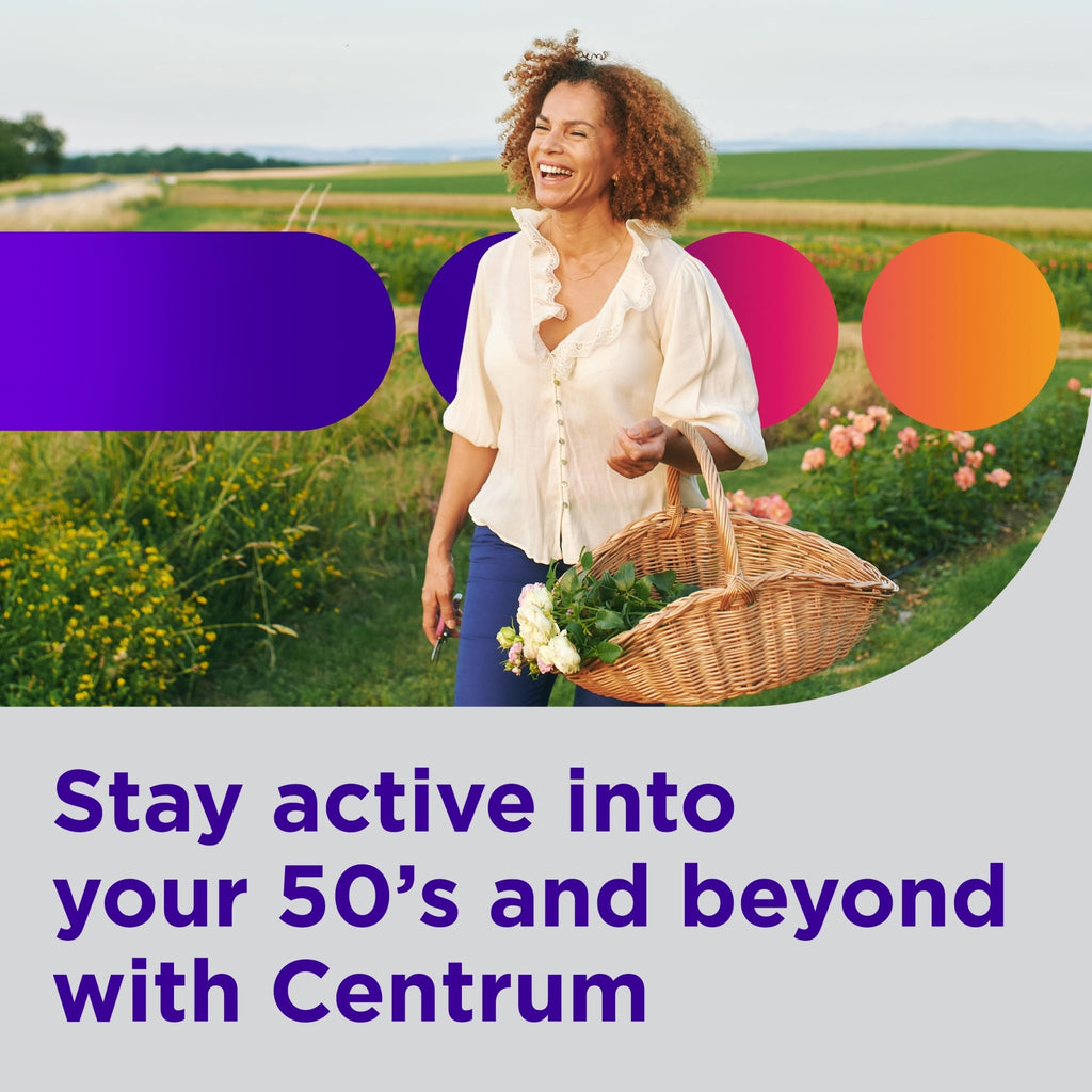Centrum Minis Silver Women's Multivitamin for Women 50 Plus, Multimineral Supplement with Vitamin D3, B Vitamins, Non-GMO Ingredients - FENGGESTORE20
