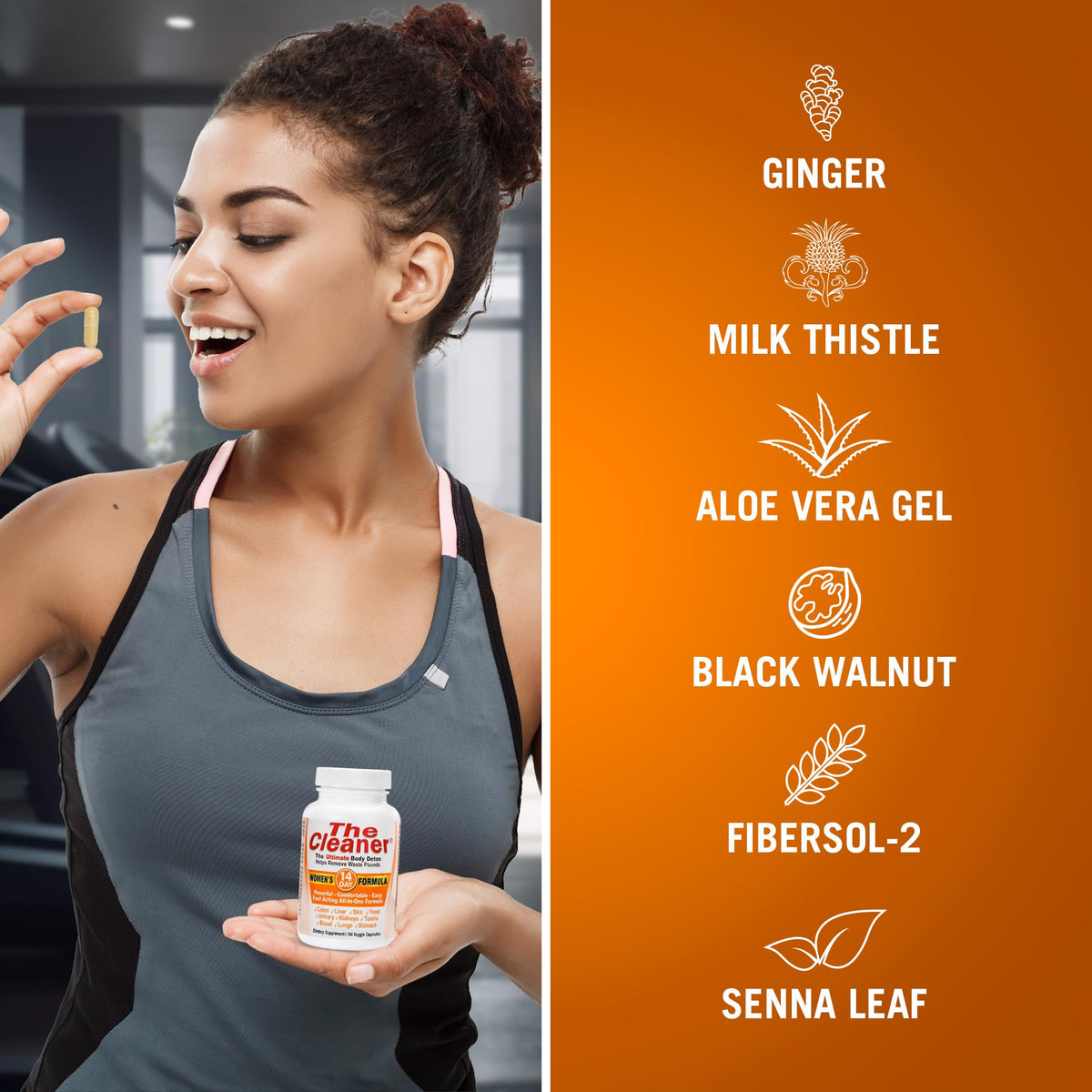 Century Systems The Cleaner Detox, Powerful 14-Day Complete Internal Cleansing Formula for Women, Support Digestive Health, 104 Vegetarian Capsules - FENGGESTORE20