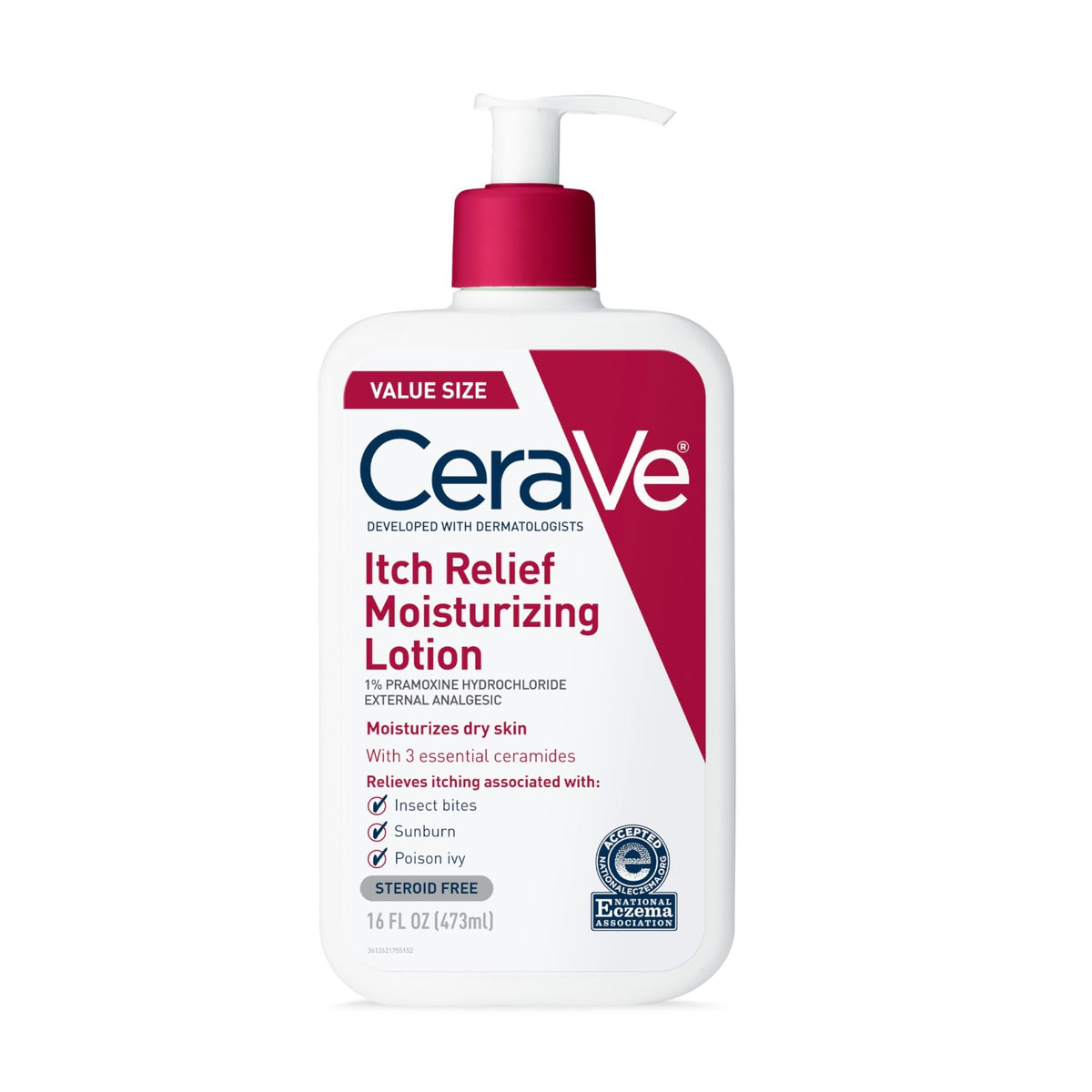 CeraVe Anti Itch Moisturizing Lotion with Pramoxine Hydrochloride, Relieves Itch with Minor Skin Irritations - FENGGESTORE20