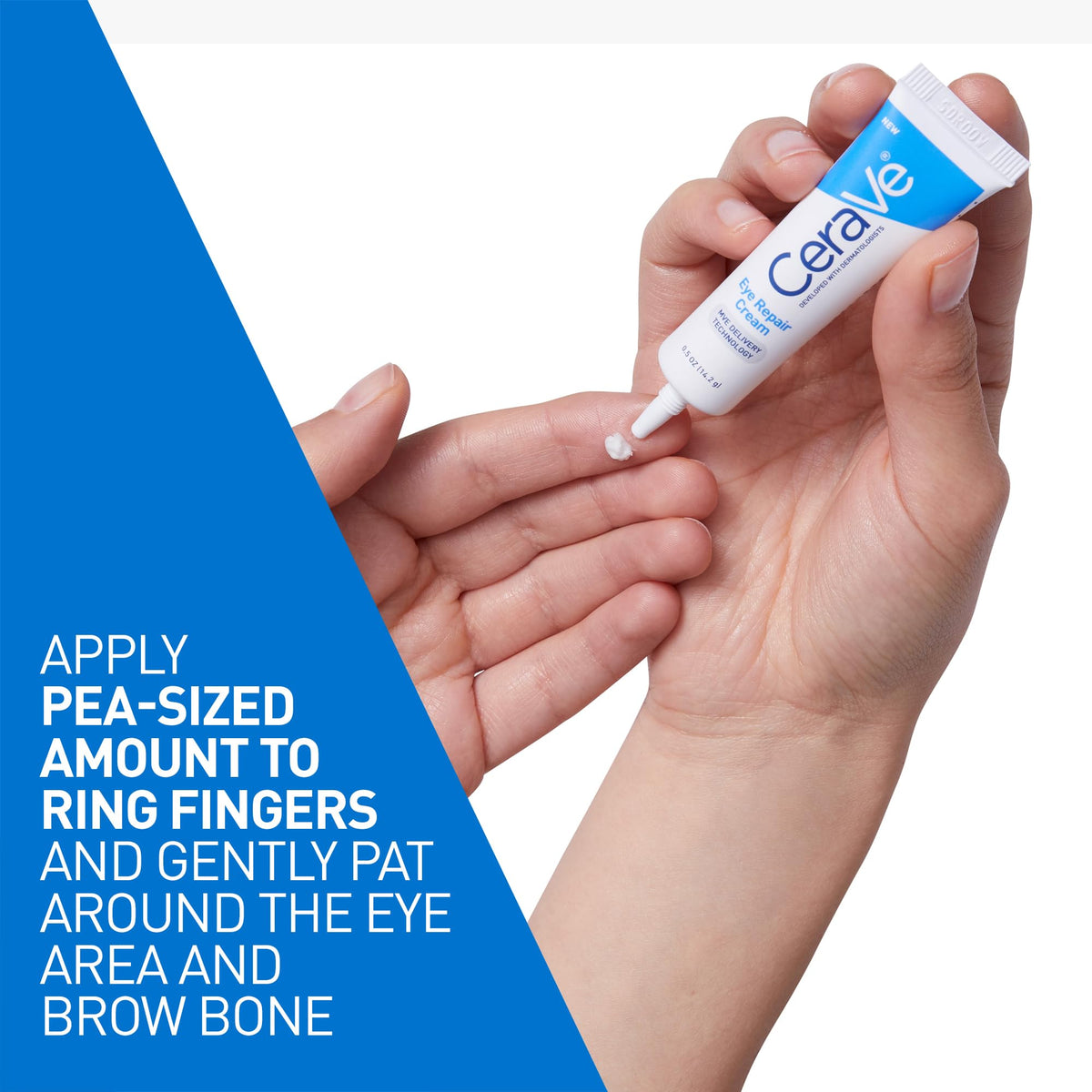 CeraVe Eye Repair Cream, Under Eye Cream For Puffiness And Bags Under Eyes, Hyaluronic Acid + Niacinamide - FENGGESTORE20