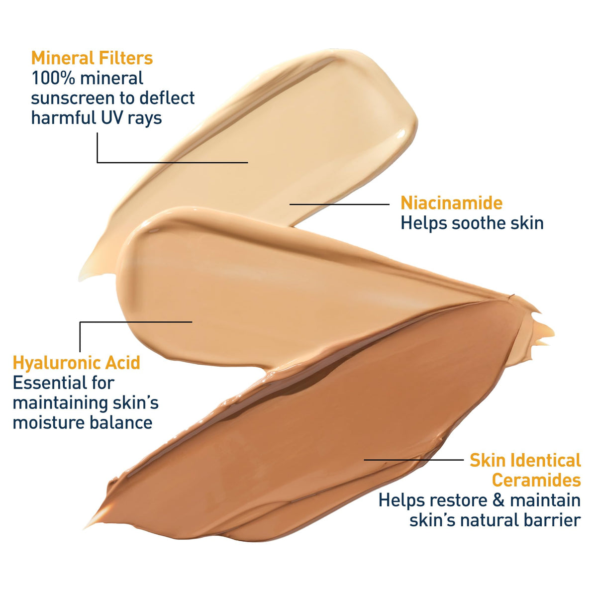 CeraVe Hydrating Mineral Sunscreen SPF 30 with Sheer Tint, Tinted Mineral Sunscreen with Zinc Oxide & Titanium Dioxide - FENGGESTORE20