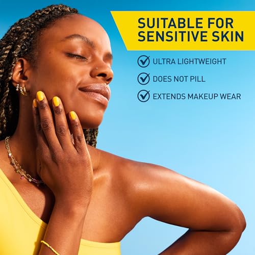 CeraVe Invisible Mineral Sunscreen SPF 50, Face Sunscreen for Sensitive Skin With Zinc Oxide & Titanium Dioxide, Vitamin E - FENGGESTORE20