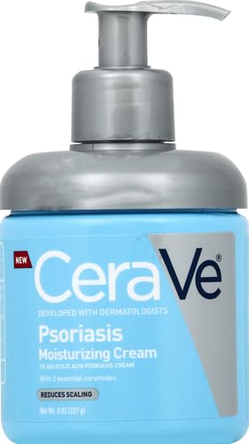 CeraVe Moisturizing Cream for Psoriasis Treatment, With Salicylic Acid for Dry Skin Itch Relief & Urea for Moisturizing - FENGGESTORE20