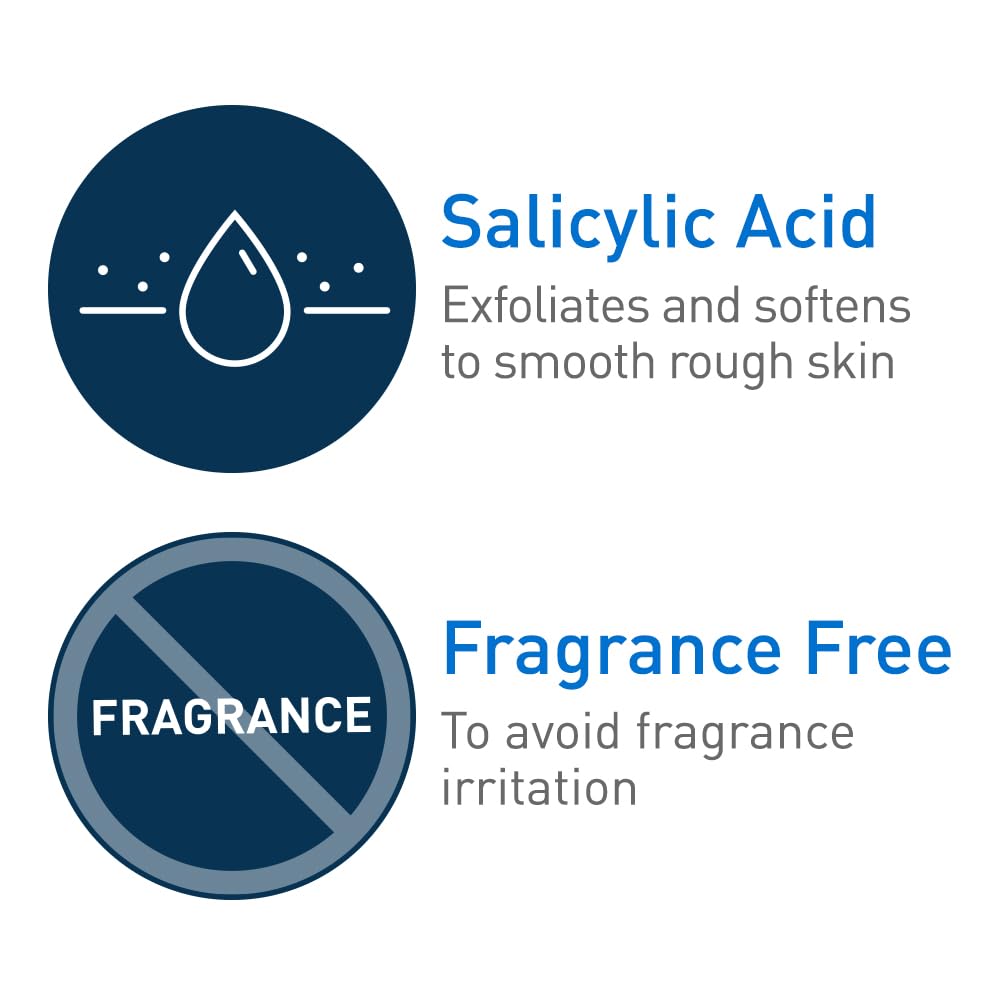 CeraVe SA Lotion for Rough & Bumpy Skin, Vitamin D, Hyaluronic Acid, Lactic Acid & Salicylic Acid Lotion - FENGGESTORE20