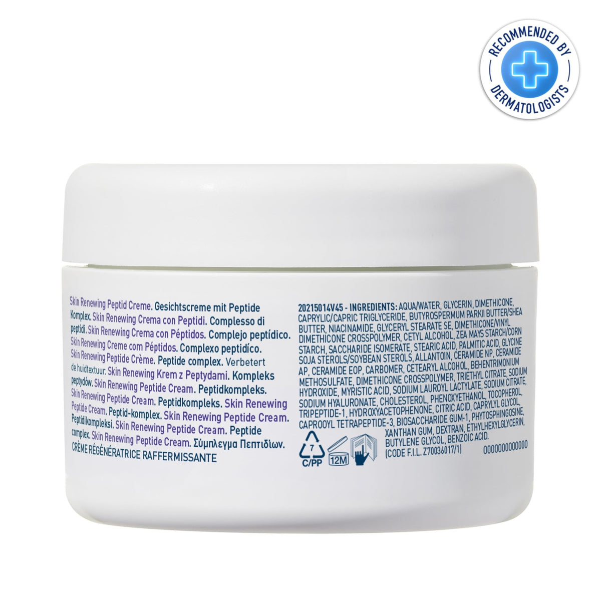 CeraVe Skin Renewing Night Cream, Niacinamide, Peptide Complex, and Hyaluronic Acid Moisturizer for Face, 1.7 Ounce, Packaging may Vary - FENGGESTORE20