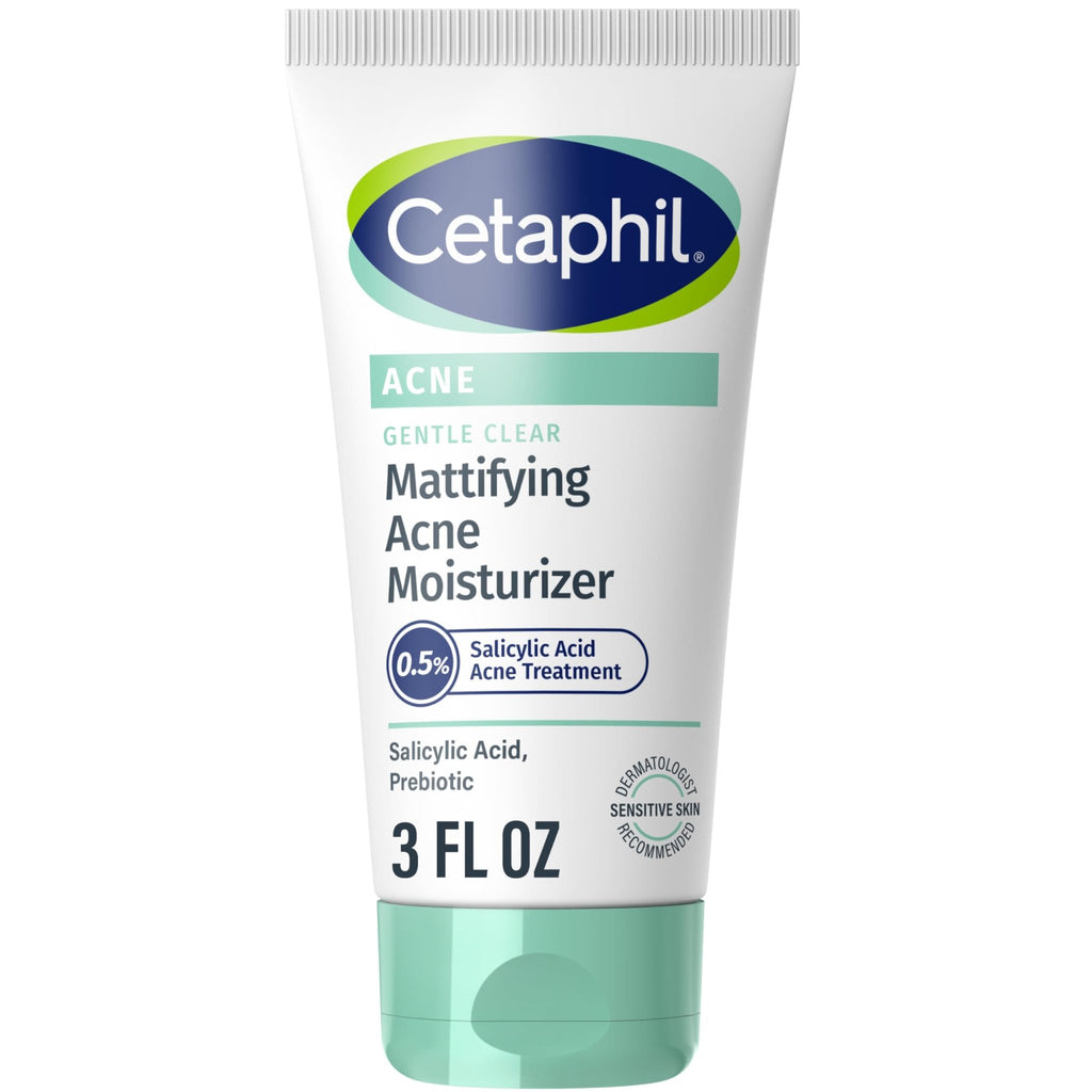 Cetaphil Face Moisturizer, Gentle Clear Mattifying Acne Moisturizer With 0.5% Salicylic Acid - FENGGESTORE20