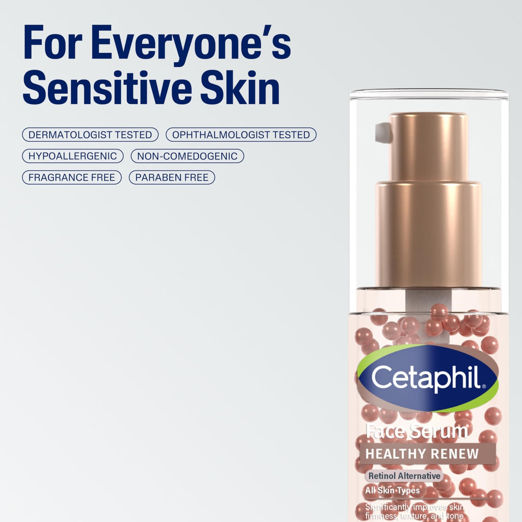 Cetaphil Healthy Renew Anti Aging Face Serum 1 Oz, Retinol Alternative Serum for Face with Niacinamide & Peptides - FENGGESTORE20