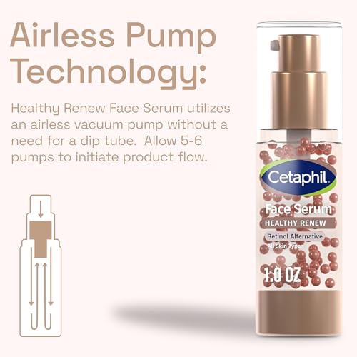 Cetaphil Healthy Renew Anti Aging Face Serum 1 Oz, Retinol Alternative Serum for Face with Niacinamide & Peptides - FENGGESTORE20