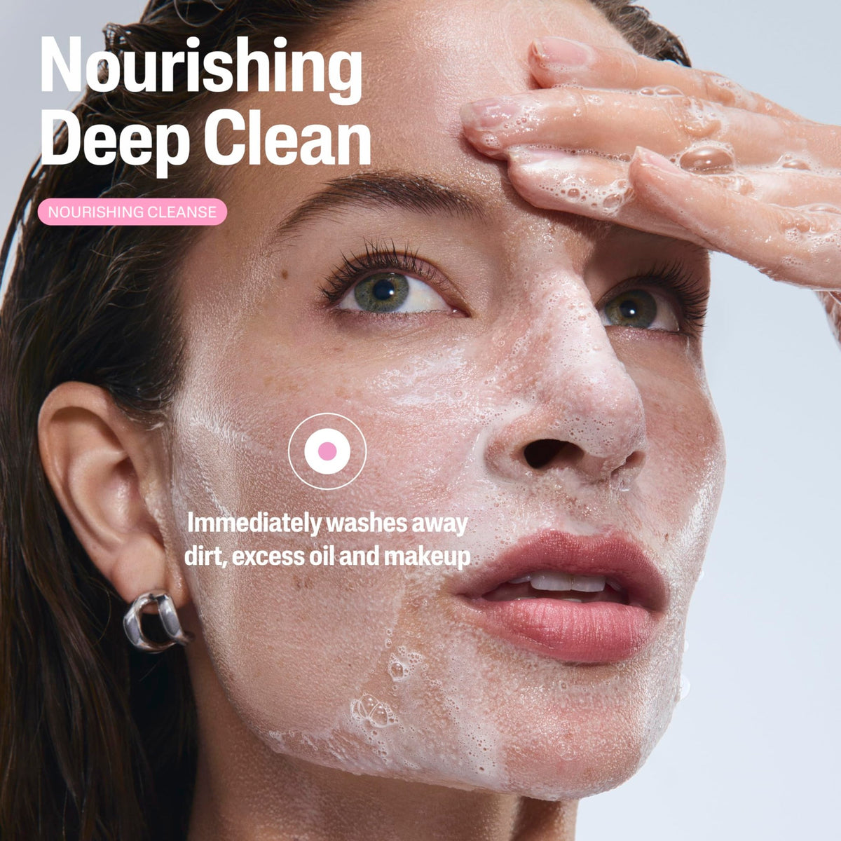 Cetaphil Nourishing Oil to Foam Facial Cleanser for Normal to Dry Skin, up to 24 Hour Hydration, 8 fl oz - FENGGESTORE20