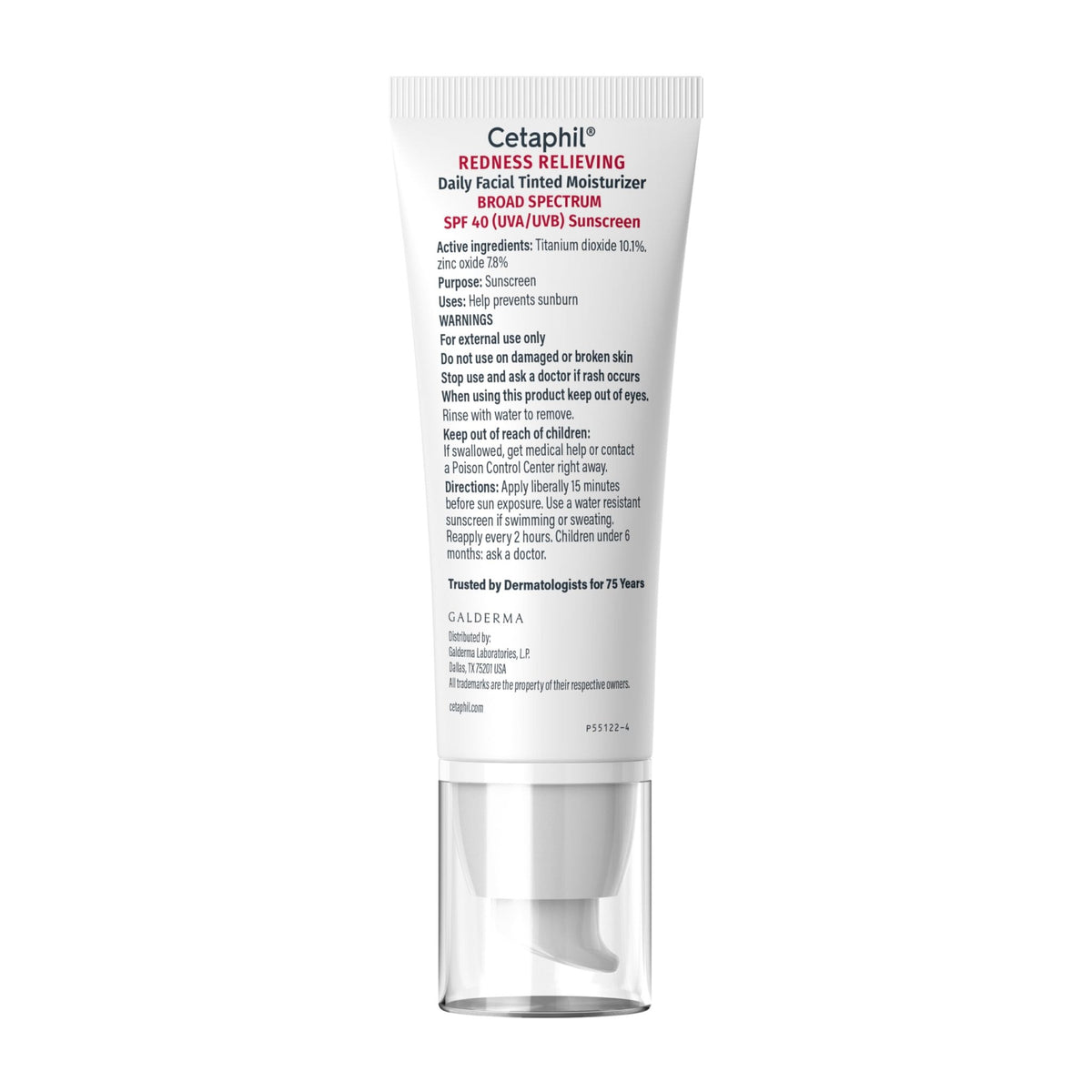 CETAPHIL Redness Relieving Daily Facial Moisturizer SPF 40, 1.7 fl oz, Broad spectrum Sunscreen, Neutral Tint, For Redness-Prone Skin - FENGGESTORE20